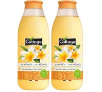 Cottage Monoi Shower Oil - 560ml | 97% Natural Ingredients & Glycerin | Paraben-Free, Dermatologically Tested | Extra-Nourishing & Moisturising Cleansing Oil Body Wash for Dry & Sensitive Skin