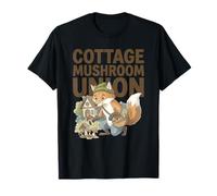 Cottage Mushroom Union Foraging Wild Forest Forager Cottagec T-Shirt