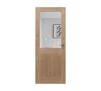 Cottage Oak Glazed 1 Lite 1 Panel Internal Door 1981 X 686mm