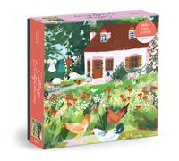 Cottage Wildflowers 1000 Piece Puzzle in a Square Box