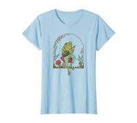 Cottagecore Aesthetic Frog Plays Banjo on Mushroom Cute T-Shirt