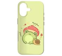 Cottagecore Aesthetic Frog Snail Cute Vintage Case for iPhone 17