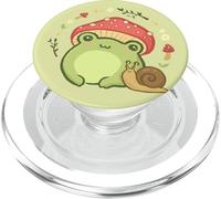 Cottagecore Aesthetic Frog Snail Cute Vintage PopSockets PopGrip for MagSafe