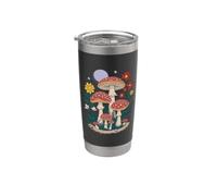 cottagecore Aesthetic Mushroom Toadstool Moon goblincore Stainless Steel Insulated Tumbler