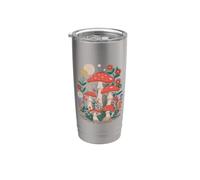 cottagecore Aesthetic Mushroom Toadstool Moon goblincore Stainless Steel Insulated Tumbler