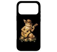 Cottagecore Aesthetic Rabbit Bunny Playing Guitar Musician Case for iPhone 17 Pro Max