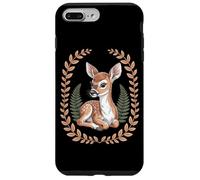 Cottagecore Baby Deer Fawn With Ferns And Laurel Wreath Case for iPhone 7 Plus/8 Plus