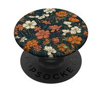Cottagecore Blossoms Flower Hippie 60s 70s Aesthetic Style PopSockets Swappable PopGrip