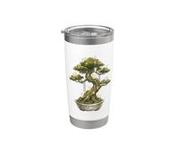 Cottagecore Bonsai Tree Kodama Spirits Japanese Garden Art Stainless Steel Insulated Tumbler