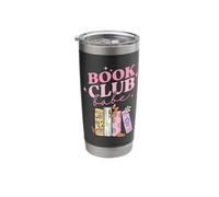 Cottagecore Book-Club Babe Bibliophile Design Stainless Steel Insulated Tumbler