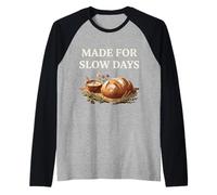 Cottagecore Bread Baking Cozy Farm Kitchen Slow Living Raglan Baseball Tee