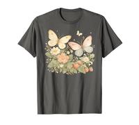 Cottagecore Butterfly Botanical Vintage Floral Nature T-Shirt