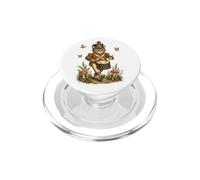 Cottagecore Cat Drummer Marching Band Mushroom PopSockets PopGrip for MagSafe