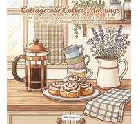 Cottagecore Coffee Mornings: A Cozy Coloring Book of Rustic Kitchens, Garden Tables, Warm Mugs, and Peaceful Morning Scenes