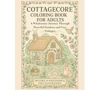 Cottagecore Coloring Book for Adults - A Calming Collection of Cottage Scenes in Nature: A Wholesome Journey Through Peaceful Gardens and Cozy Cottages