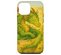 Cottagecore Dragon Naps in Teacup Cozy Tea Time Art Case for iPhone 12 mini