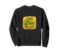 Cottagecore Dragon Naps in Teacup Cozy Tea Time Art Sweatshirt