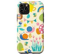 cottagecore easter snail bugs bee garden ladybug butterflies Case for iPhone 11 Pro