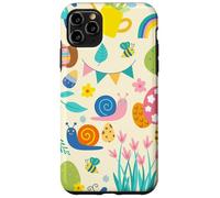cottagecore easter snail bugs bee garden ladybug butterflies Case for iPhone 11 Pro Max