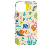 cottagecore easter snail bugs bee garden ladybug butterflies Case for iPhone 14