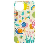 cottagecore easter snail bugs bee garden ladybug butterflies Case for iPhone 14 Plus