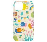 cottagecore easter snail bugs bee garden ladybug butterflies Case for iPhone 15 Plus