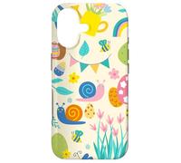 cottagecore easter snail bugs bee garden ladybug butterflies Case for iPhone 17