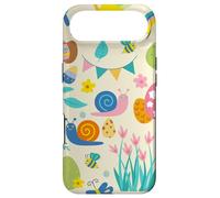 cottagecore easter snail bugs bee garden ladybug butterflies Case for iPhone Air