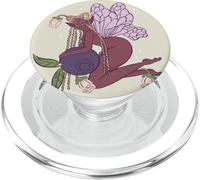 Cottagecore Fairycore Blueberry Elf Fantasy Black Fairy PopSockets PopGrip for MagSafe