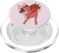Cottagecore Fairycore Strawberry Fruit Fantasy Elf Fairy PopSockets PopGrip for MagSafe
