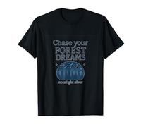 Cottagecore Forest Dreams Night Sky Design T-Shirt