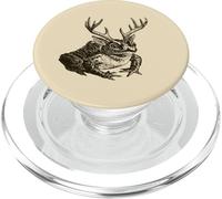 Cottagecore Frog Antlers Vintage Frogcore Aesthetics PopSockets PopGrip for MagSafe