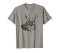 Cottagecore Frog Antlers - Vintage Frogcore Aesthetics T-Shirt