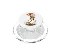 Cottagecore Frog Floating Flower Umbrella PopSockets PopGrip for MagSafe