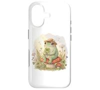 Cottagecore Frog Four Leaf Clover mushroom St Patrick's Day Case for iPhone 17