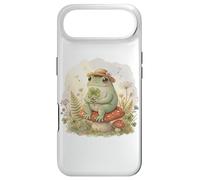Cottagecore Frog Four Leaf Clover mushroom St Patrick's Day Case for iPhone Air