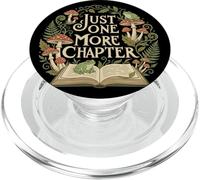 Cottagecore Frog Mushroom Green Just One More Chapter Book PopSockets PopGrip for MagSafe