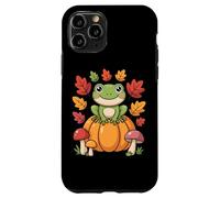 Cottagecore Frog On Pumpkin Hop Into Autumn Fall Aesthetic Case for iPhone 11 Pro