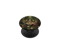 Cottagecore Frog Tea Party Victorian Water Lily Whimsical PopSockets Adhesive PopGrip