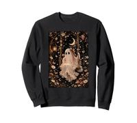 Cottagecore Ghost Swing Floral Aesthetic Halloween Costume Sweatshirt
