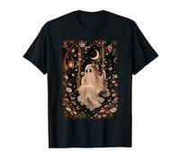 Cottagecore Ghost Swing Floral Aesthetic Halloween Costume T-Shirt