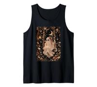 Cottagecore Ghost Swing Floral Aesthetic Halloween Costume Tank Top