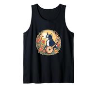Cottagecore | Goblincore | Cat | Sun | Flowers Tank Top