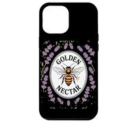 Cottagecore Golden Nectar Honey Bee Lavender Wreath Case for iPhone 12 Pro Max