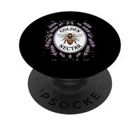 Cottagecore Golden Nectar Honey Bee Lavender Wreath PopSockets Adhesive PopGrip