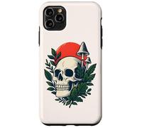 Cottagecore Goth Skull Mushroom Moon Botanical Gothic Forest Case for iPhone 11 Pro Max