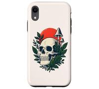 Cottagecore Goth Skull Mushroom Moon Botanical Gothic Forest Case for iPhone XR