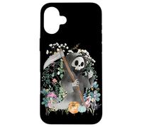 Cottagecore Grim reaper Halloween Summerween Watercolor Case for iPhone 16 Plus