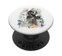 Cottagecore Grim reaper Halloween Summerween Watercolor PopSockets Adhesive PopGrip