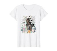 Cottagecore Grim Reaper Halloween Summerween Watercolor T-Shirt